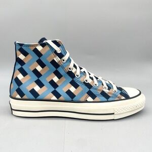 Converse Womens 10.5 Chuck 70 High Sneakers Skate Multicolor Canvas Shoes‎